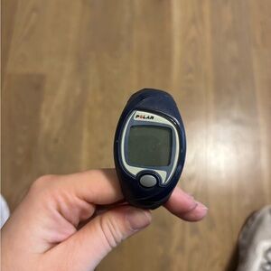 Polar FS1 Heart Rate Monitor Watch Digital Watch Dark Blue Untested For Parts
